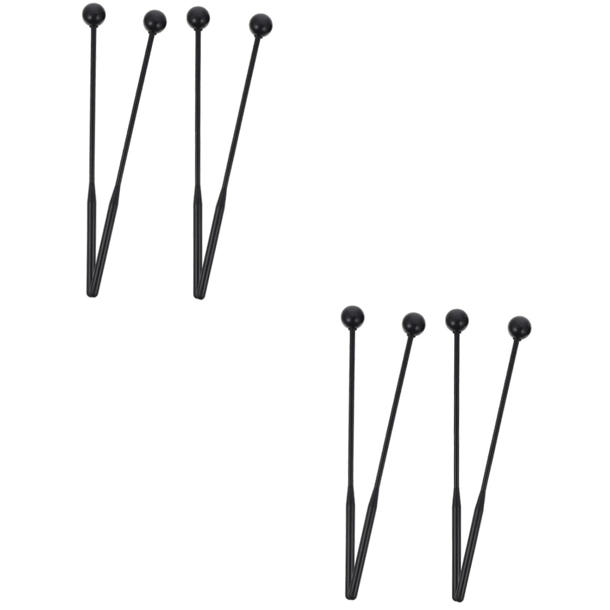 ibasenice 4paare Gummi Xylophon Mallets Leichte Percussion Sticks Für Marimba Musikliebhaber Teiliges Für Anfänger