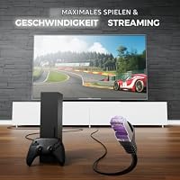 deleyCON 0,5m CAT7 Netzwerkkabel RJ45 10 Gigabit SFTP PiMF - Schwarz – Ansicht 4