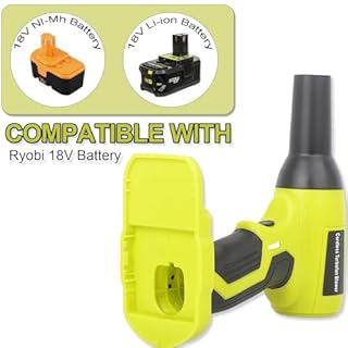 Cordless Air Blower for Ryobi 18V Battery，Cordless Duster with Infinitely Adjustable Speed，30 m/s, for Car Computer Dust Cleaner Jobsite Camping & Pool Toy(Battery not Included)