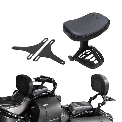 Dossier moto conducteur réglable noir pour optimiser le confort lombaire Street Bob