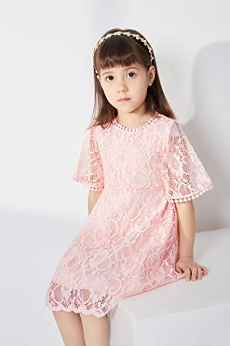 Youwon Flower Girls Dress Lace Dress Vintage Country Wedding Party Dress 2-6 7-162