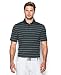 Under Armour Men's coldblack Swing Plane Stripe Polo, Stealth Gray/Overcast Gray, X-Large