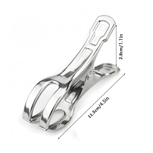 Hyuetrsa 36Pcs Stainless Steel Pool Cover Clips,4.5 Inch Swimming Pool Cover Clips,Pool Cover Clamps,Pool Windproof Cover Clips for Above Ground Pools Cover and Beach Clothes Towel - Thumbnail 3