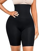 Missverve Women Shapewear Underwear Tummy Control Tucker Women's High Waist Shapewear Anti Rolling Strip Waist Slimming Panties and Women Waist Shapewear (Black 1, L)