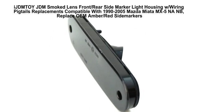 Amazon.com: iJDMTOY JDM Smoked Lens Front/Rear Side Marker Light