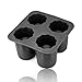 Produktbild Ganzoo Eisformen für 4 x Shots aus EIS (EIS-Schnapsgläser), Material: Silikon, Farbe: schwarz - Marke