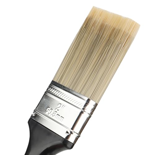 image for SOUJAP 20 PCS 2 Inch Paint Brushes Bulk, Plastic Handle Painting Brush