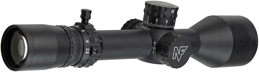 Nightforce NX8 2.5-20x50mm F1 Compact Riflescope - First Focal Plane (FFP), DigIllum Illuminated Reticle, ZeroStop, Adjustable Parallax, Long Range Precision Scope