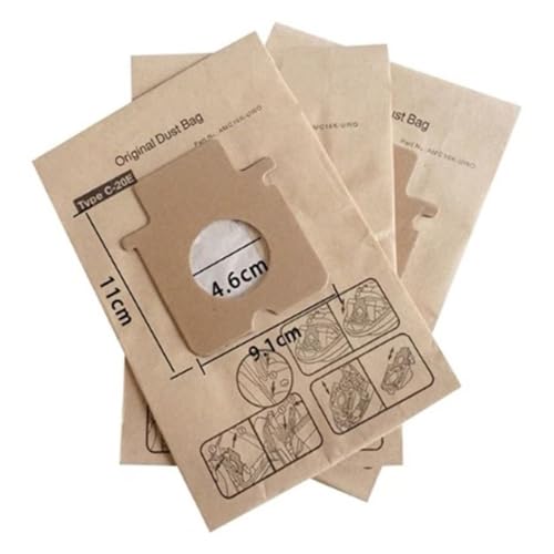 Vacuum Cleaner Bag Dust Bags Accessories Kit Replacement for Panasonic C-20E MC-CG883 MC-E7111-10 Pack