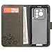 Tnviud Premium Genuine Real Flip Folder Folio Leather TPU Silicone Case for Ulefone RugOne Xever 7 Pro 6.67
