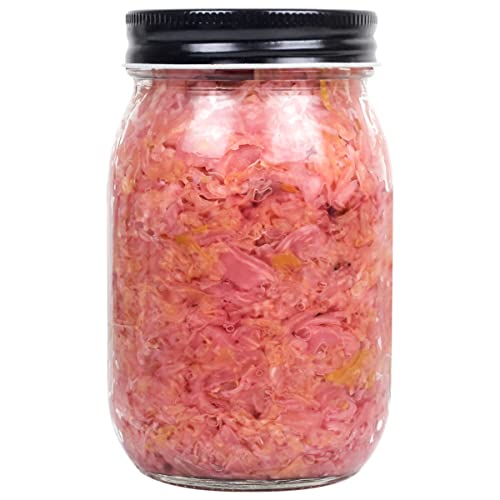 Urban Platter Sauerkraut Original Pickled Probiotic Cabbage, 450g / 15.8oz [Raw, Artisanal, Plant-Based, Preservative Free]