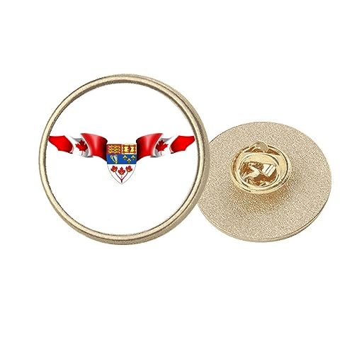 Broche Canada dorée insigne national taille M souvenir idéal à offrir