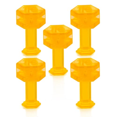 Image of Black Plague Dent Reaper Fat Shaft 9 mm Gold Hex Tabs (5 Tabs)
