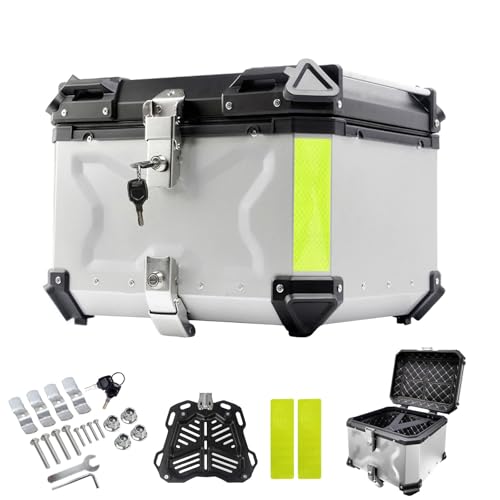Bauletto per moto 36L45L55L65L80L100L per Scooter Baule per casco posteriore moto Valigia Rigida di alluminioDargento36 L