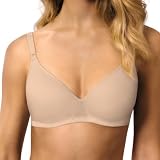 Nur Die Baumwoll BH bügelloser doppellagiger Softcup BH Bra weich bequem unsichtbar nahtlos unter der Kleidung Damen, Haut, 85C