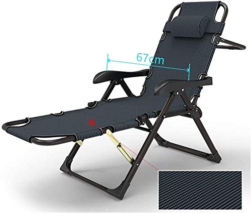 Chaise longue de jardin pliable pour détente et loisirs d'été