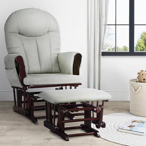 Baby Relax Huntington Nursery Glider & Ottoman, Espresso
