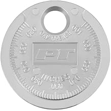 Performance Tool W80536 Spark Plug Gap Gauge - Decimal and Metric Sizes, Zinc Alloy Construction, Range .020 to .100 in. .5 to 2.5 mm