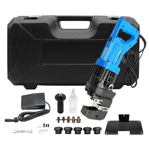 Jecoupoon 1200W 110V Electric Hydraulic Hole Punch Hydraulic Hole Punching Tool Metal Punch Compatible with Steel Copper Aluminum Iron Alloy (Upgrade Version) by Jecoupoon - Used condition - US$155.05