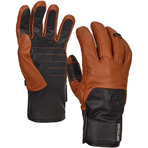Preisvergleich Produktbild Ortovox Swisswool Lederhandschuhe, Unisex, Erwachsene, Braun, L