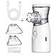Inhalationsgerät, Ultra Leise Inhalationsgerät, tragbar Vernebler mit Mundstück und Maske für Erwachsene und Kinder, Aufladbarer Inhalator für Heim, Reisegebrauch