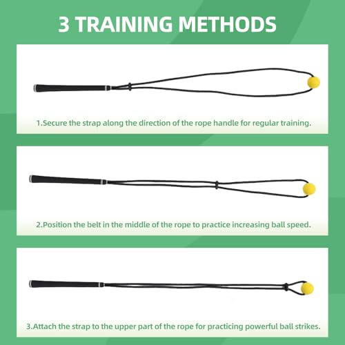 ZEMBSOYA Distance Rope Swing Trainer Improve Swing Speed Rhythm Nylon Accessories Portable Swing Trainer Rope - Image 4