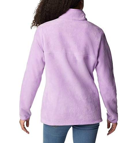 Image of Columbia Womens Benton Springs Half Snap II Pull Over Fleece Jacket, Dark Stone /Canoe /Vintage Blue, 3X