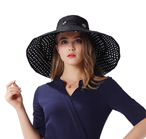 AIDIER Packable Extra Large Brim Cappello da Sole