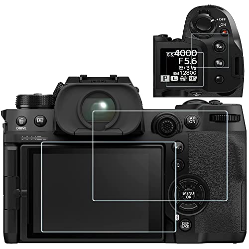 X-H2s Top+LCD Ultra-Clear Anti-Scratch Screen Protector for Fuji X-H2s x-h2s Digital Camera