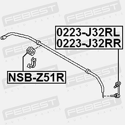 Amazon | リアスタビライザー ブッシング D20 Febest NSB-Z51R OEM