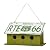 Glitzhome 14" L Oversized Hanging Birdhouse Green Distressed Wooden Licence Plate Bird House for Outdoor