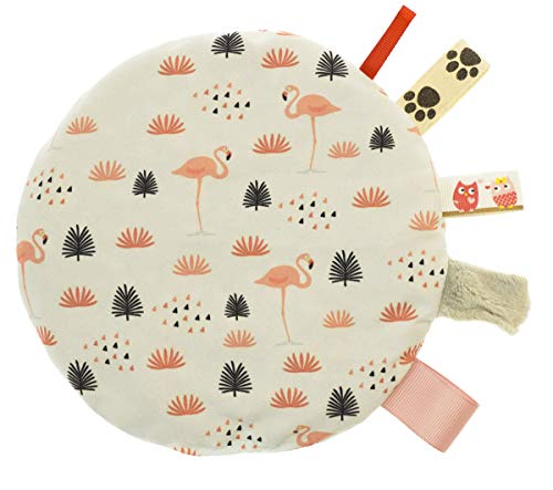 Coj�n t�rmico ronda Almohada Saco T�rmico- relleno de 200 gr de huesos de cereza org�nicos - para tratamientos de fr�o y calor cara Flamencos [088]