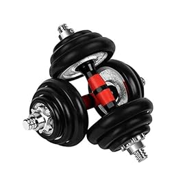 No-logo Dumbbell Men and Women Dumbbell Weight Lifting Dumbbell Home Fitness Equipment A Pair of Dumbbell Sports Equipment Barbell (Size : 20KG)