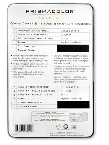 Prismacolor 24261 Premier Graphite Drawing Pencils thumb #1