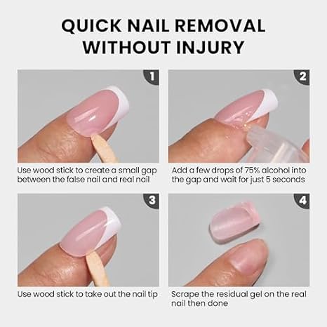 BTArtboxnails XCOATTIPS Solid Nail Glue French Protecting DUO Builder Gel and Top Coat Set