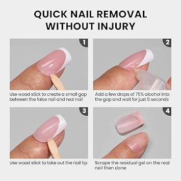BTArtboxnails XCOATTIPS Solid Nail Glue French Protecting DUO Builder Gel and Top Coat Set