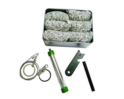 Jet Emergency Fire Starter Magnesium Kit Windproof Match&Ferro Rod Camping Hiking Bushcraft