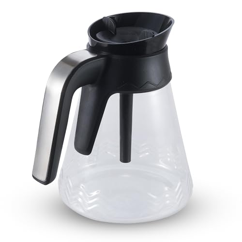 Replacement 6-Cup Glass Carafe Fits Ninja Coffee Bar Brewers CF080,