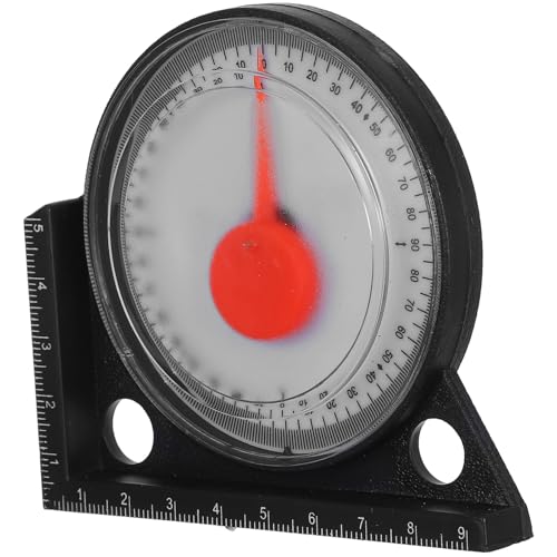 Didiseaon Household Plastic Angle Gauge Pointer and Scale, Multifunctional Roof Slope Measuring Tool, Constructing Angle Meter for Precise Roof and Slope Measurement