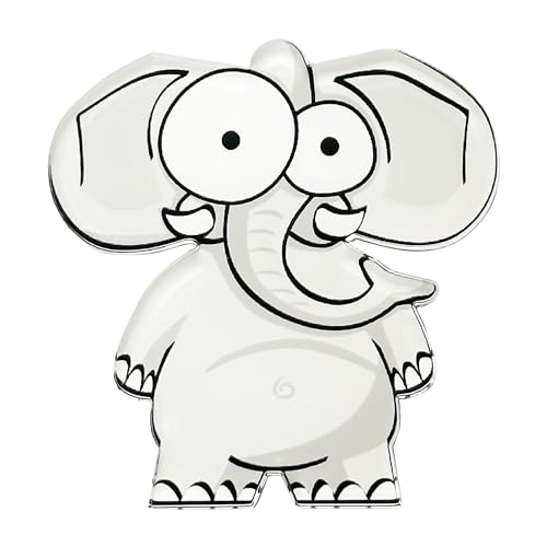 CAIRIAC冷蔵庫マグネット、エレファント冷蔵庫ステッカー、オフィス、キッチン、冷蔵庫ホワイトボードマグネット、メタルファイルキャビネットのサムネイル