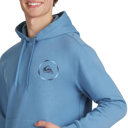 Image of Quiksilver Men's Regular Fit Super Soft Fleece Midweight Pullover Hooded Sweatshirt