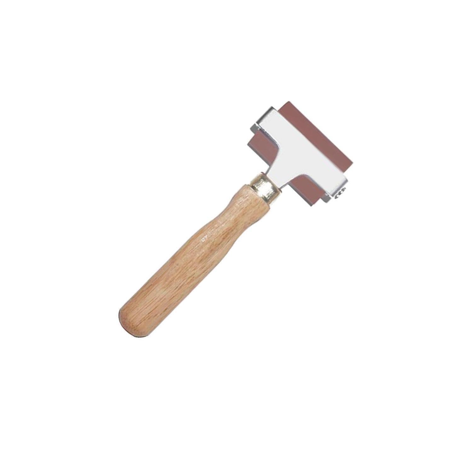 Quxvuis Light Printing Brayer Soft Rubber Tool Crafting Weight Comfortable Handle All Age Levels Durable Grip Handle Glue Woodworking Printing Silicone Window