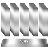 50PCS Shim Stock Assortment,304 Stainless Steel Strips,1