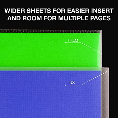Samsill 200 Pack Sheet Protectors, 8.5 X 11 Inch Page Protectors For 3 Ring Binder, Heavy Duty, Clear Protector Letter Size, Top Loading, Acid Free #TOP7