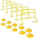 4 Height Adjustable Speed Training Hurdles Fitness & Speed Training Equipment