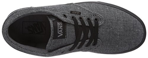 Image of Vans Atwood, Men's Low-Top Sneakers, Textile Black /Cordovan, 6.5 UK (40 EU)