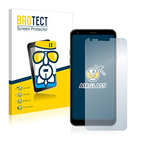 BROTECT Protector Pantalla Cristal para LG Q7 Plus Protector Vidrio - [Dureza 9H, Anti-Arañazos]