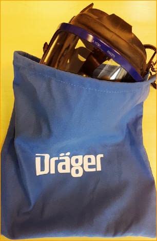 Dräger AH00091 Lot de 2 Sacs à Cordon pour Masque Complet Bleu