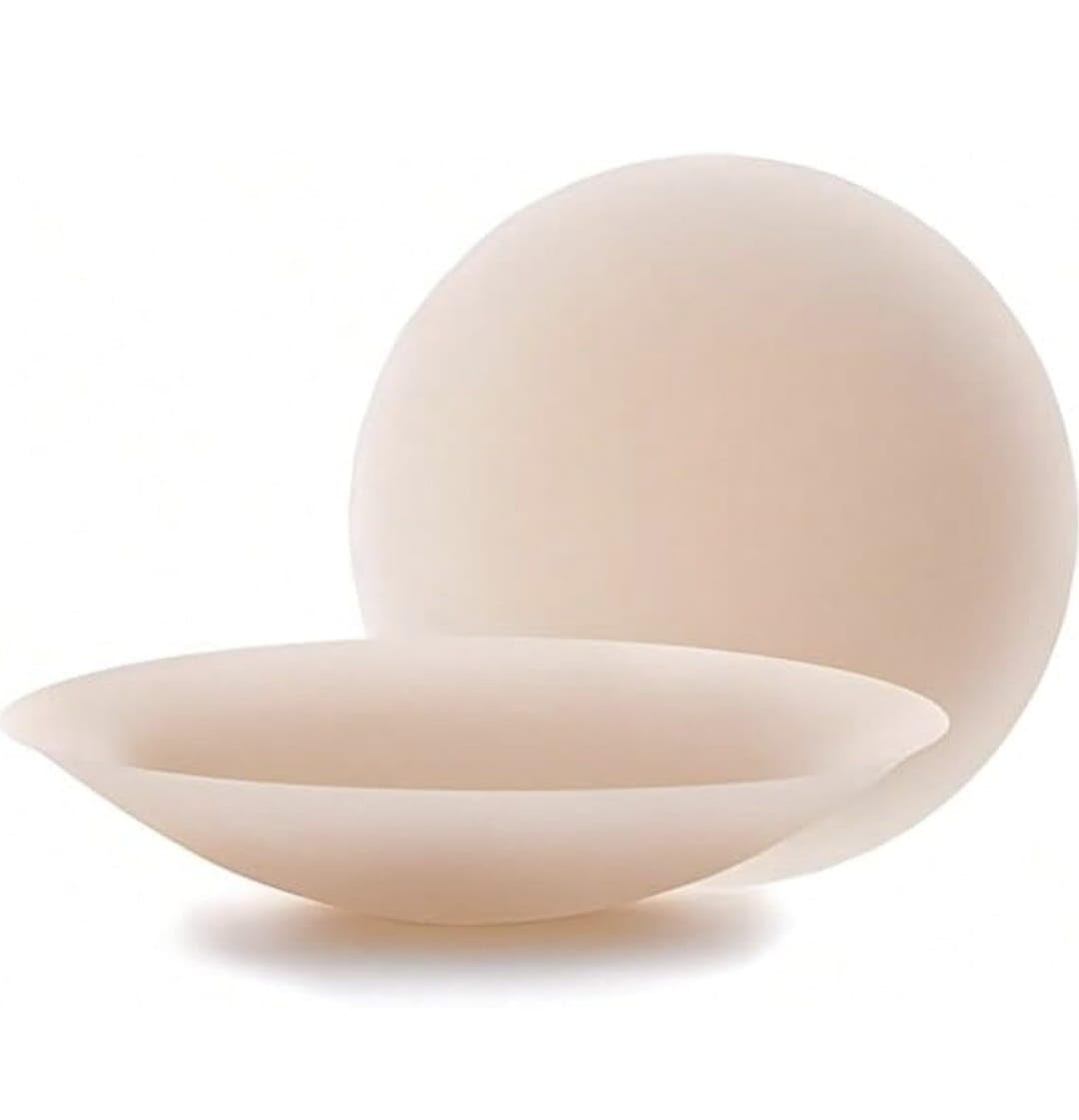 traflix Reusable Silicone Nipple Cover - 2 Pieces | 10 Times Reusable | Skin-Friendly Adhesive Pasties for Women-picture-44