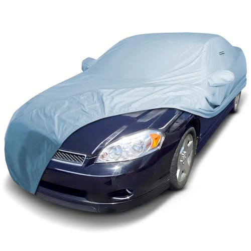 Image of iCarCover Premium Car Cover for 1995-2007 Chevy Monte Carlo Heavy Duty Waterproof All-Weather Automobiles Custom Fit Indoor Outdoor UV Snow Protection Covers with Straps and Bag